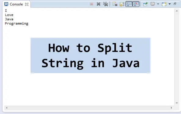 How to Split String in Java with Example