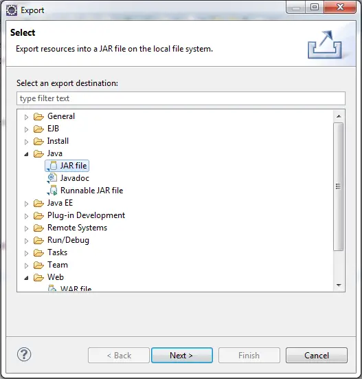 How to Create Executable JAR File in Eclipse IDE