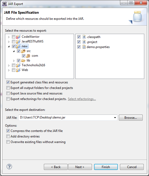 How to Create Executable JAR File in Eclipse IDE