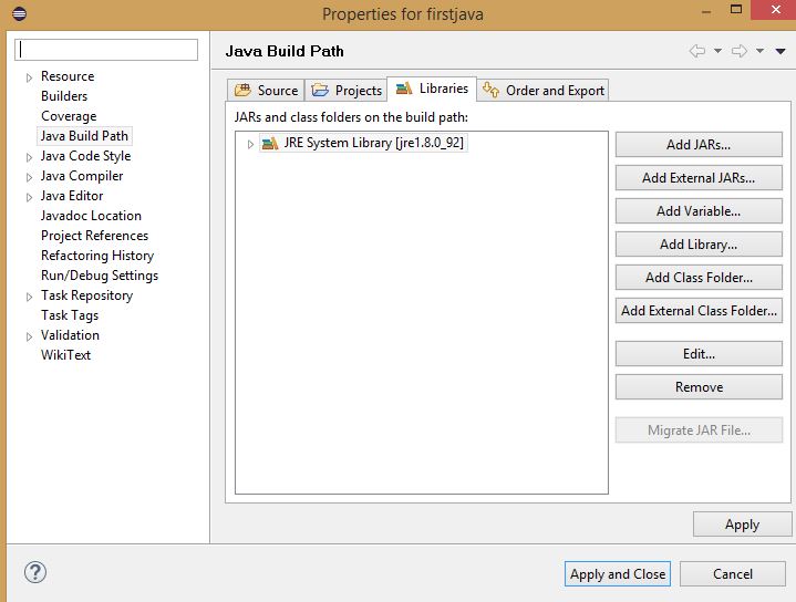 Error could not find or load main class in Eclipse 3