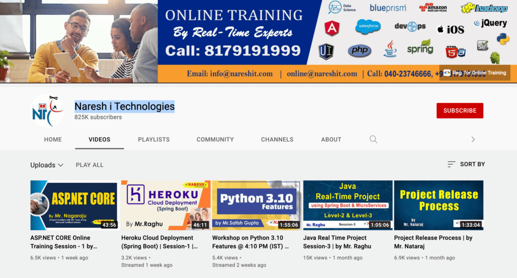 Naresh i Technologies